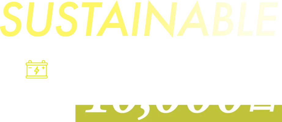 10,000回長寿命バッテリー